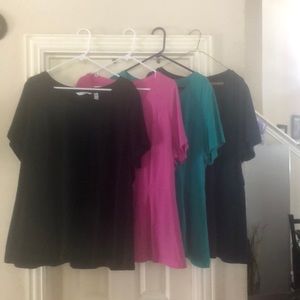 Isaac mizrahi peplum shirts